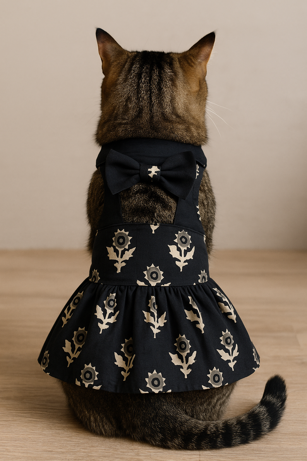 Black Bow Cat Dress